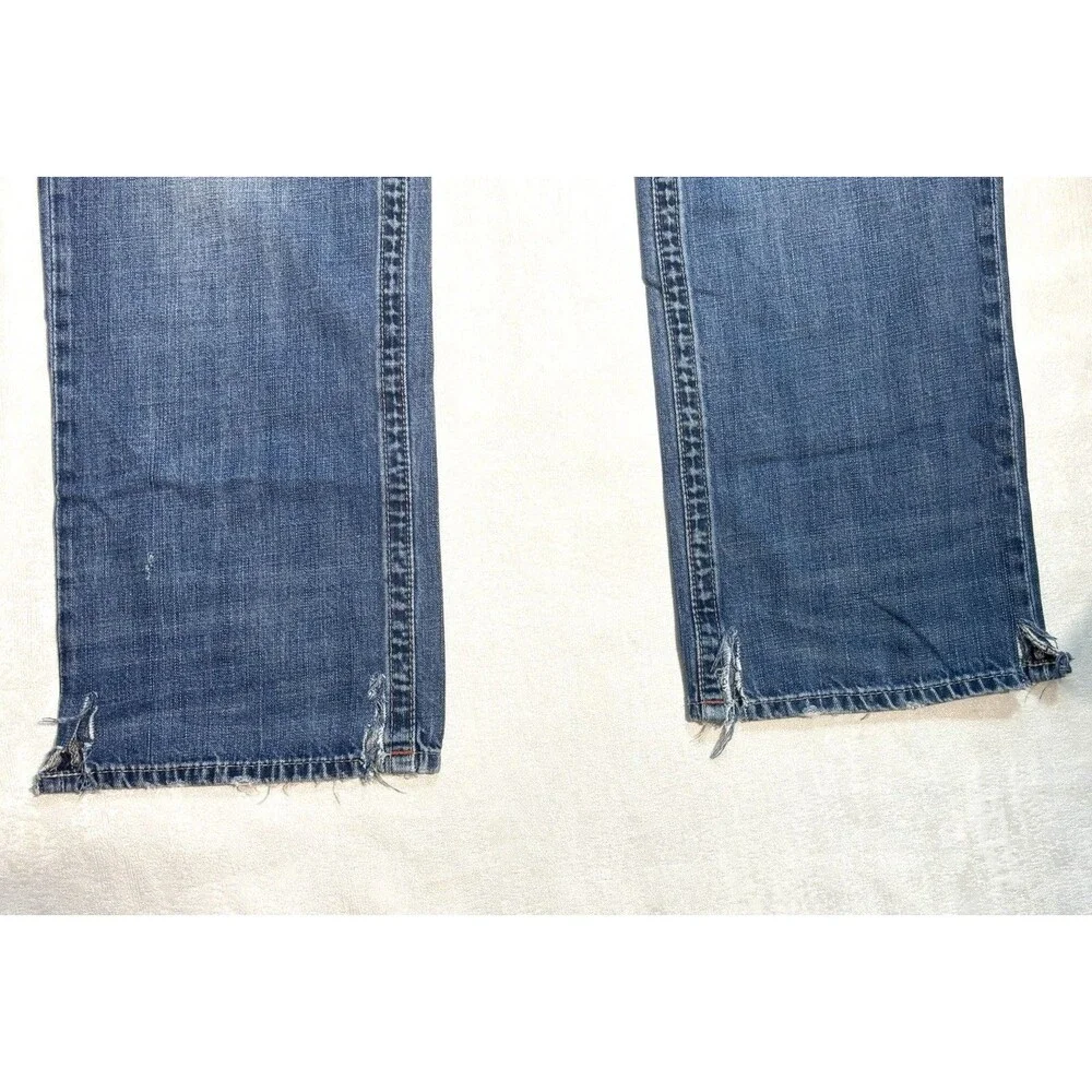 True Religion Rickie Straight Jeans Men’s Size 42 Medium Wash w/ Flap Pockets